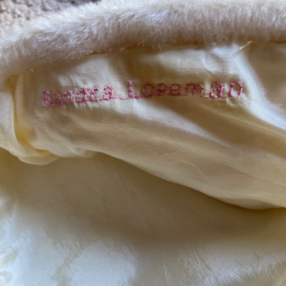 Vintage 1960’s Faux Fur Cape Evening Jacket Sz L - Picture 7 of 7